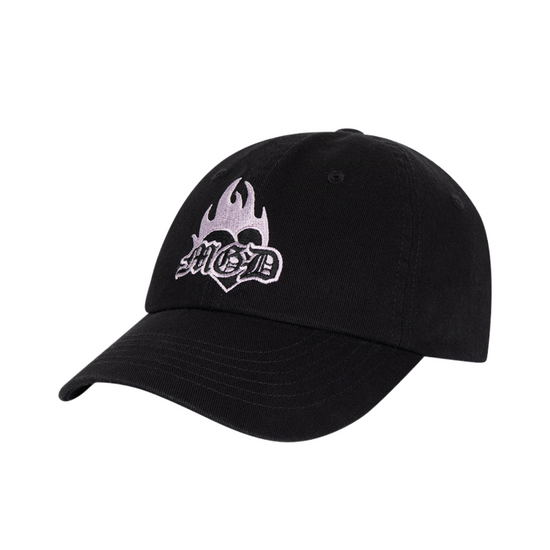 BURNING HEART CAP BLACK