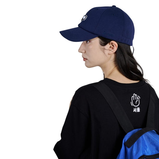 ALAND FISH BOUCLE STOPPER BASEBALL CAP NAVY