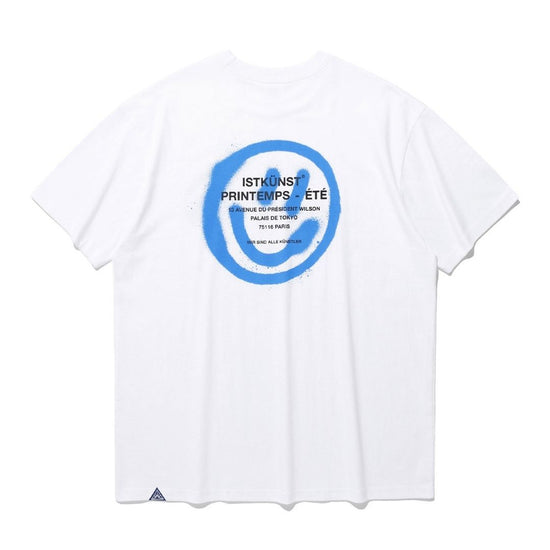 LOGO&SMILEY TEE WHITE