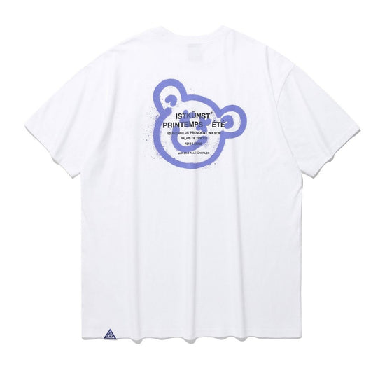 BEAR&SMILEY TEE WHITE