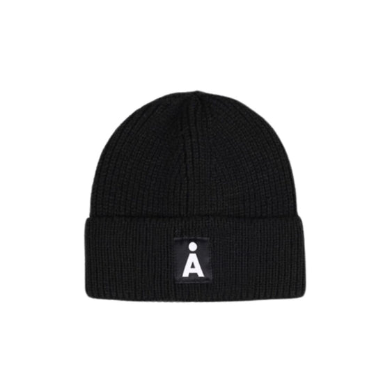 ALAND A LOGO COLOR BEANIE BLACK