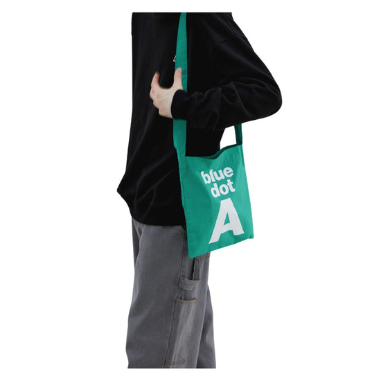 ALAND A LOGO CROSS BAG GREEN