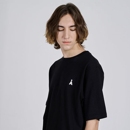 ALAND HI SEOUL LOGO HALF SLEEVE BLACK