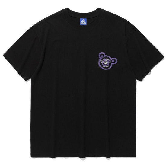 BEAR&SMILEY TEE BLACK