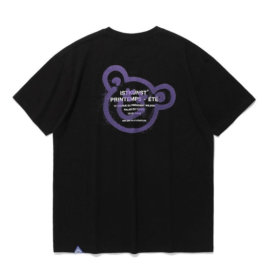 BEAR&SMILEY TEE BLACK