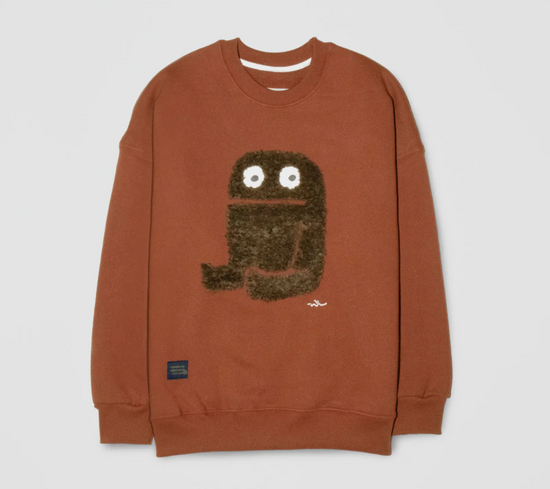 2024 HAIRY MONSTER SWEATSHIRT BRICK