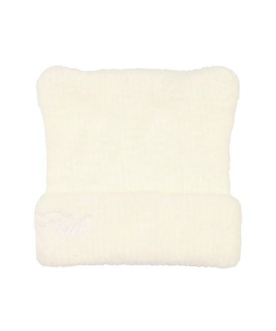 SOFT CREAM BEANIE WHITE