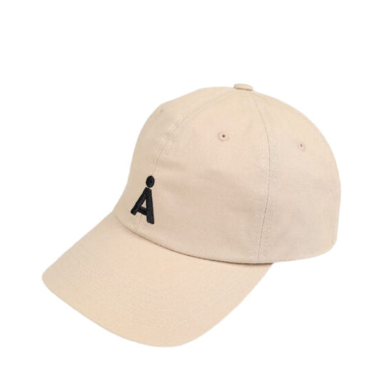 ALAND A LOGO BASEBALL CAP BEIGE