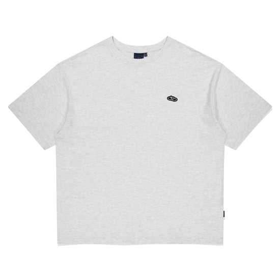 SILVER CLIP PENDANT TEE SHIRT LIGHT GREY