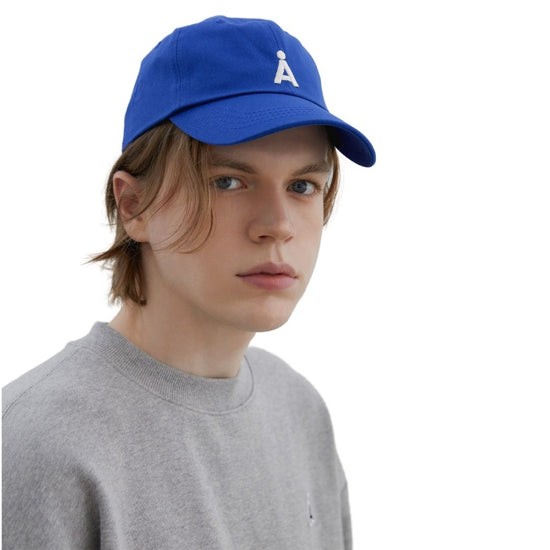 ALAND A LOGO BASEBALL CAP BLUE