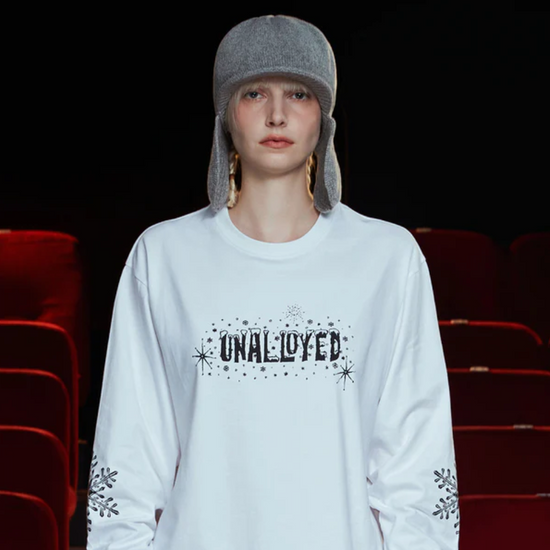 24FW SNOW LOGO LSV T SHIRT WHITE