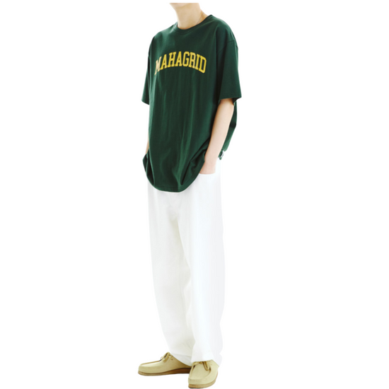 VARSITY LOGO TEE GREEN