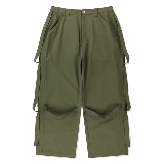 WIDE BONDAGE PANTS KHAKI
