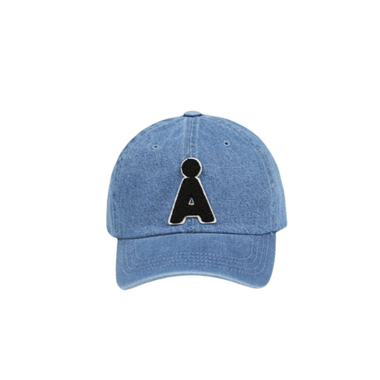 ALAND A BOUCLE BASEBALL CAP INDIGO