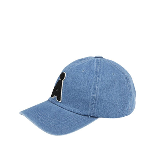ALAND A BOUCLE BASEBALL CAP INDIGO