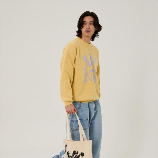 WK 3D LOGO KNIT YELLOW