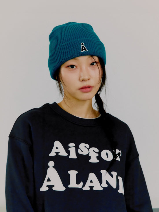 A IS FOR ALAND SWEAT SHIRT NAVY