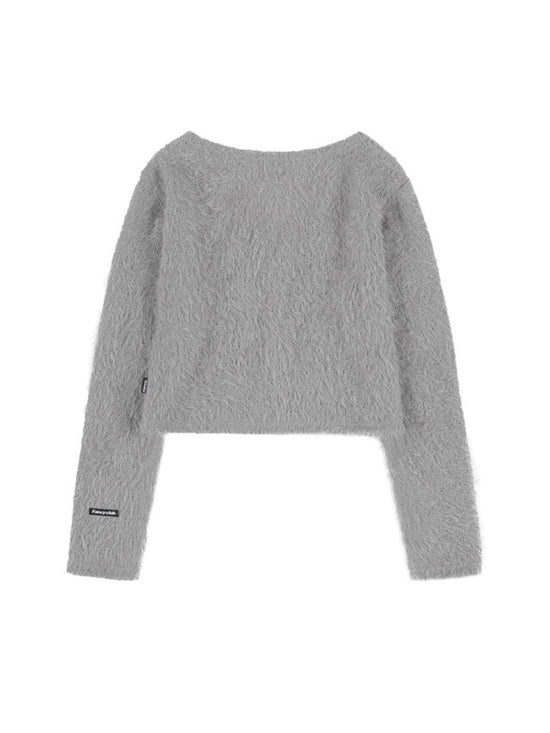 BOOKLE HOOK CARDIGAN GREY