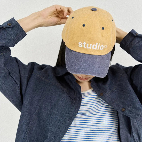 3.3 STUDIO COLOURWAY BASEBALL CAP YELLOW