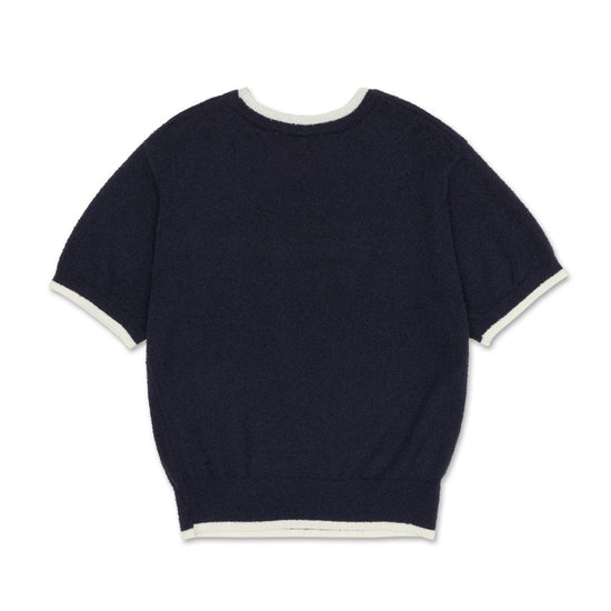 BASIC LOGO KNIT NAVY