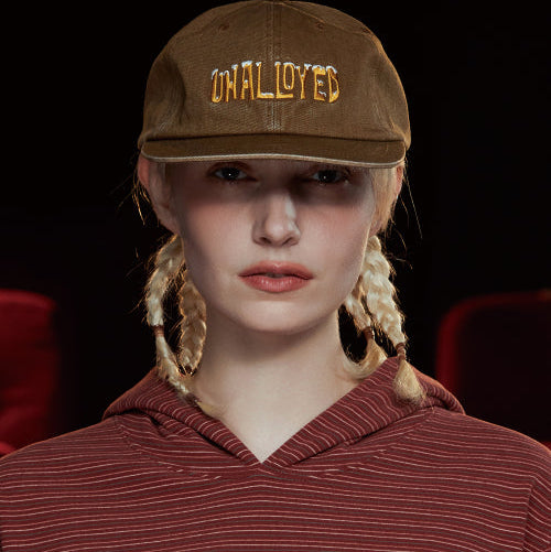 SNOW LOGO CAP BROWN