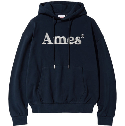BASIC LOGO HOODIE O NAVY