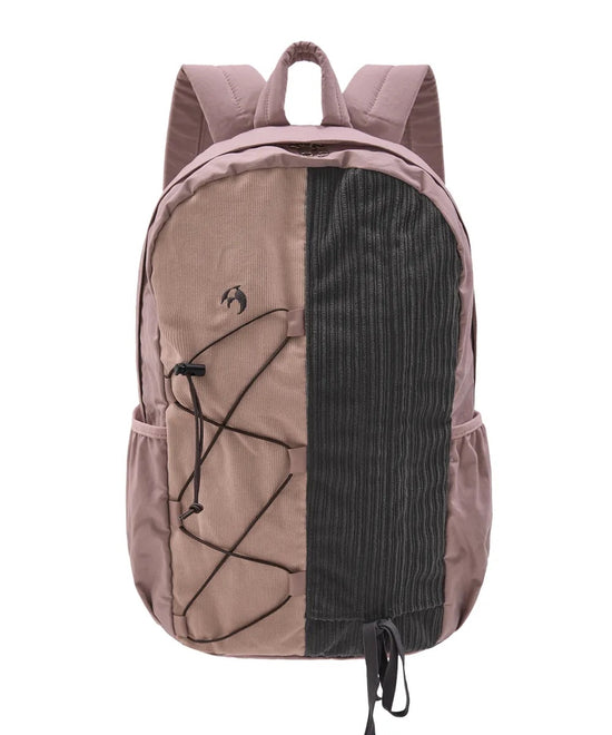 HALF STRING CORDUROY BACKPACK PINK