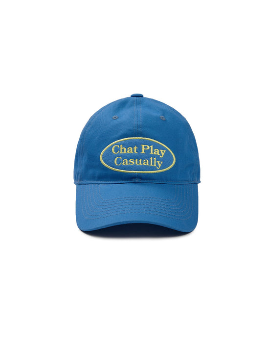 COLOR BUTTON COTTON CAP (BLUE)