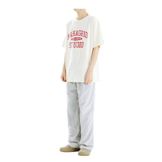 COLLEGE LOGO TEE CREAM