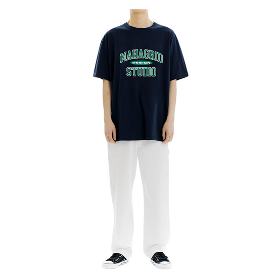 COLLEGE LOGO TEE NAVY