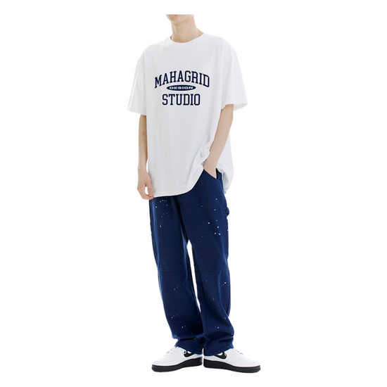 COLLEGE LOGO TEE WHITE