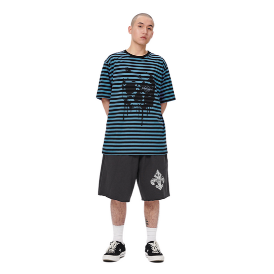 DEAD POINT STRIPED TEE BLUE