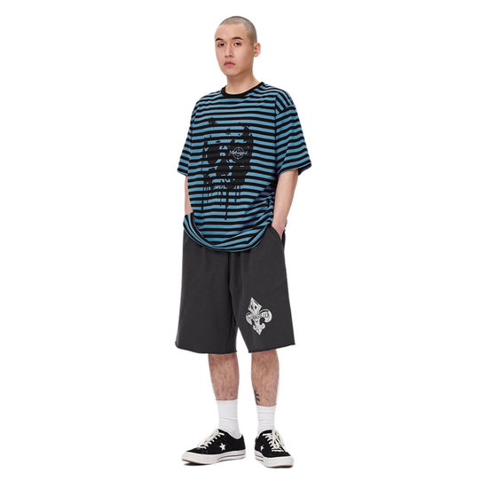DEAD POINT STRIPED TEE BLUE