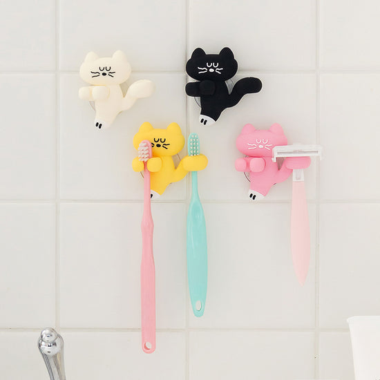 MOGRY SILICONE TOOTHBRUSH RACK 2P PINK