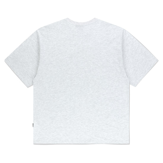 SHINING EFFECT TEE SHIRT LIGHT GREY