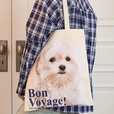BON VOYAGE MALTESE ECOBAG IVORY VER.1