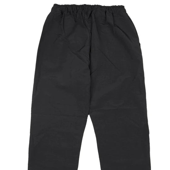 NYLON DRAWSTRING JOGGERS BLACK
