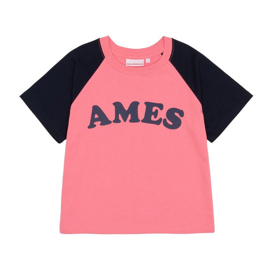 AMES RAGLAN TEE PINK
