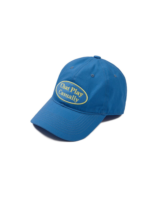 COLOR BUTTON COTTON CAP (BLUE)