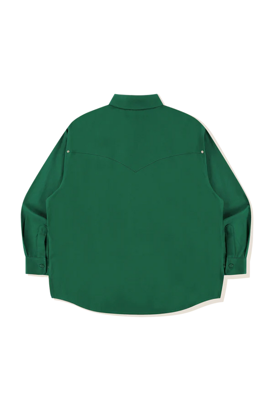 OXFORD WESTERN SHIRT GREEN