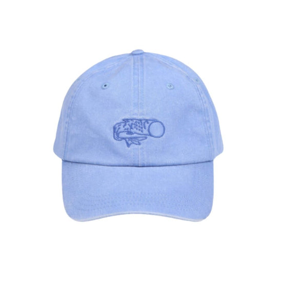 ALAND FISH PIGMENT BASEBALL CAP BLUE