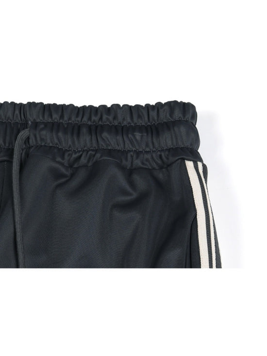 LINE JERSEY TRACK PANTS DARK GREY