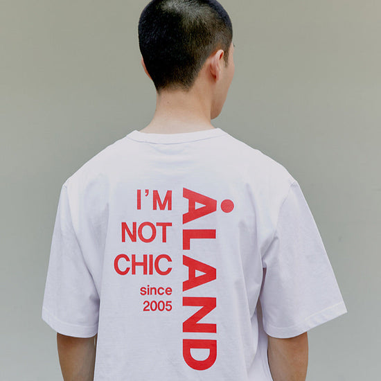 ALAND I'M NOT CHIC HALF SLEEVE IVORY