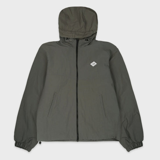 ALAND WINDBREAKER JACKET CHARCOAL