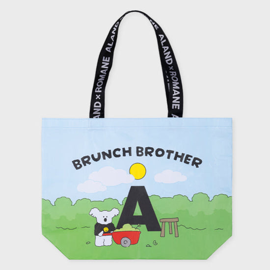 ALAND X ROMANE REUSABLE TOTE BAG BLACK