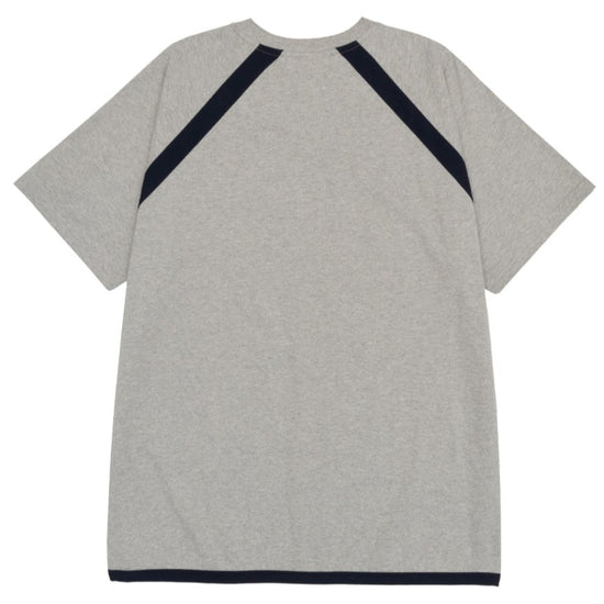 MESSAGE LOGO RAGLAN TEE GREY