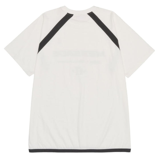 MESSAGE LOGO RAGLAN TEE WHITE