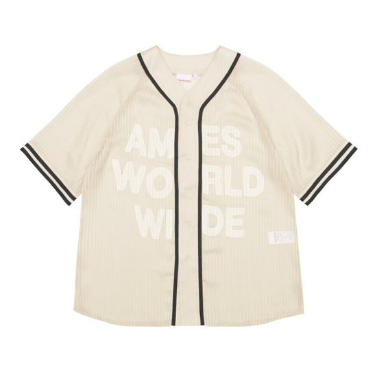 MESH BASEBALL JACKET IVORY