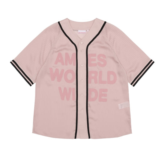 MESH BASEBALL JACKET PINK