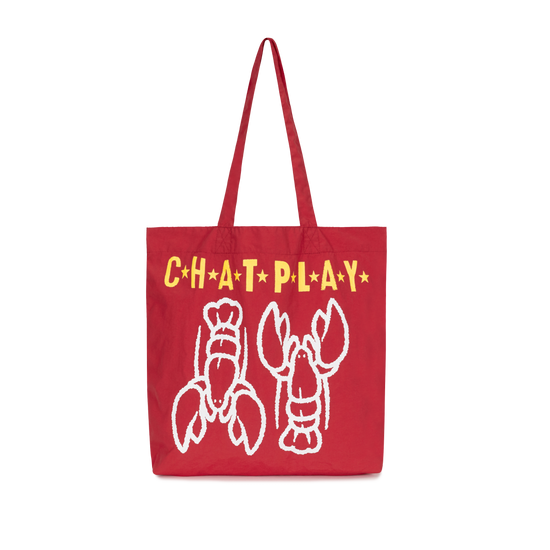 BEACH FAV TOTE BAG RED